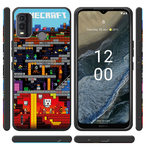 Чехол BoxFace Nokia G11 Plus Minecraft Lode Runner