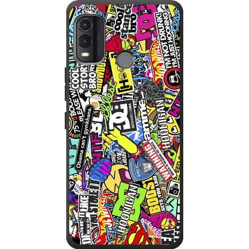 Чехол BoxFace Nokia G11 Plus Multicolored Inscriptions