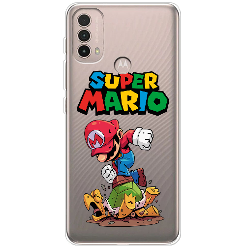Чехол BoxFace Motorola E40 Super Mario