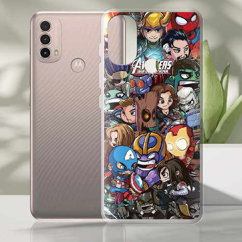 Чехол BoxFace Motorola E40 Avengers Infinity War