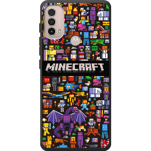 Чехол BoxFace Motorola E40 Minecraft Mobbery