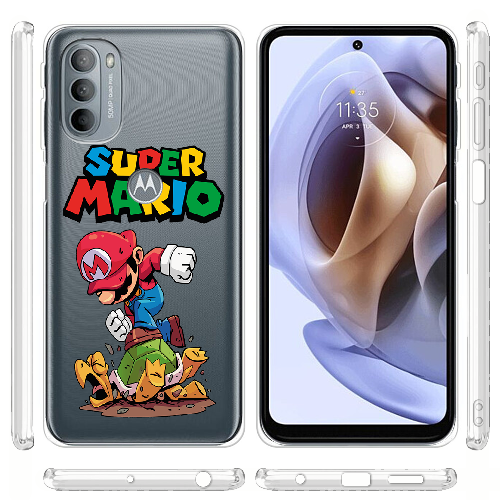 Чехол BoxFace Motorola G31 Super Mario