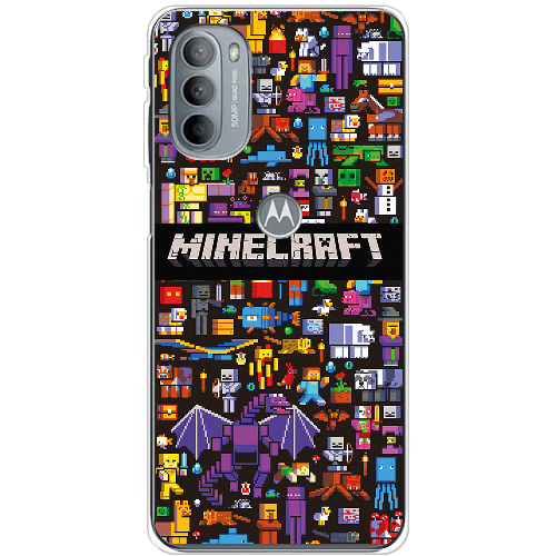 Чехол BoxFace Motorola G31 Minecraft Mobbery