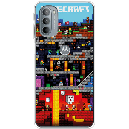 Чехол BoxFace Motorola G31 Minecraft Lode Runner