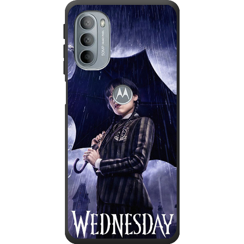 Чехол BoxFace Motorola G31 Wednesday Addams