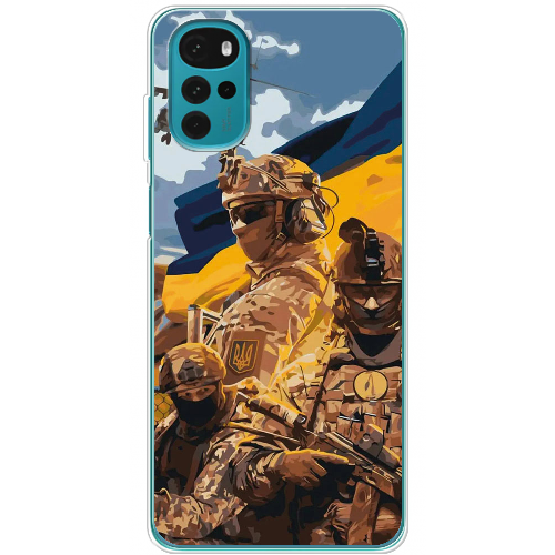 Чехол BoxFace Motorola G22 Воїни ЗСУ