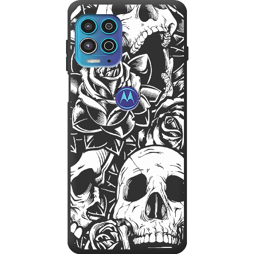 Чехол BoxFace Motorola G100 Skull and Roses