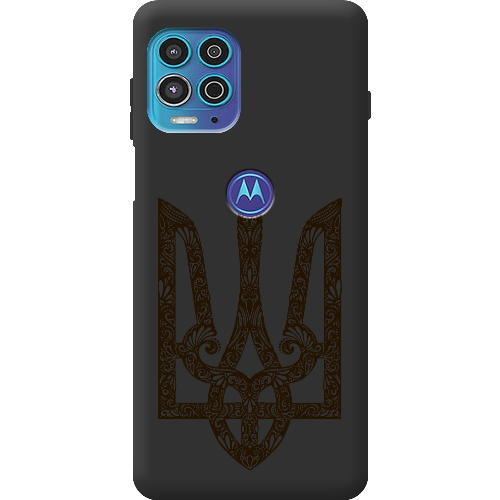 Чехол BoxFace Motorola G100 Ukrainian Black Trident