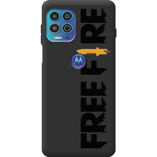 Чехол BoxFace Motorola G100 Черный Free Fire