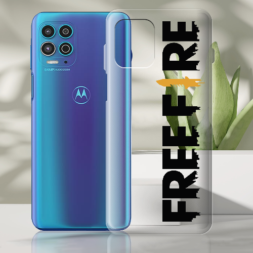 Чехол BoxFace Motorola G100 Черный Free Fire