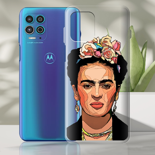 Чехол BoxFace Motorola G100 Фрида Кало Поп Арт