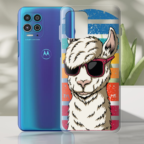 Чехол BoxFace Motorola G100 Стильна Лама