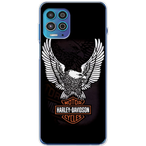 Чехол BoxFace Motorola G100 Harley Davidson and eagle