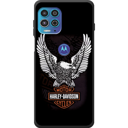 Чехол BoxFace Motorola G100 Harley Davidson and eagle