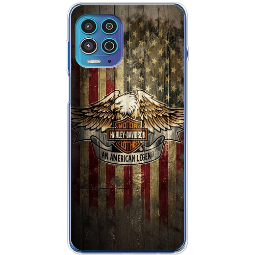 Чехол BoxFace Motorola G100 Harley Davidson An American Legend