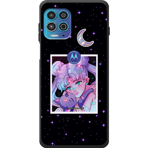 Чехол BoxFace Motorola G100 Sailor Moon night