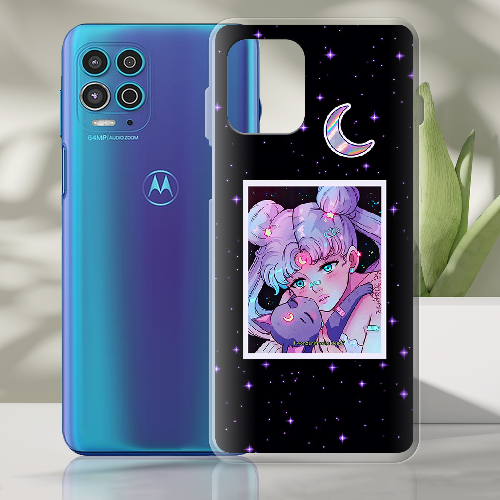 Чехол BoxFace Motorola G100 Sailor Moon night