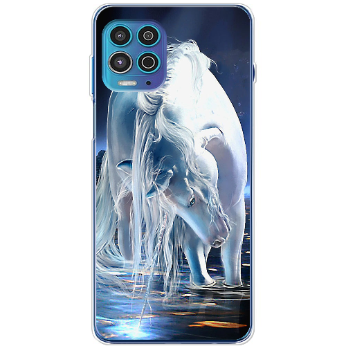 Чехол BoxFace Motorola G100 White Horse