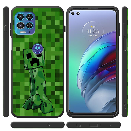 Чехол BoxFace Motorola G100 Minecraft Creeper