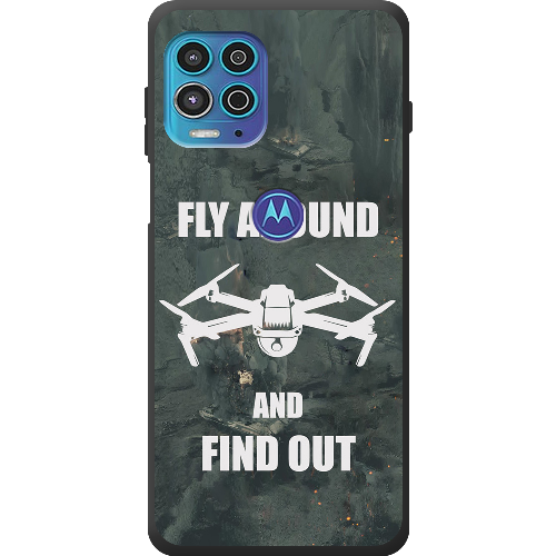 Чехол BoxFace Motorola G100 Дрон Fly Around