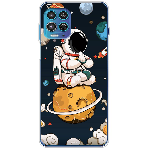 Чехол BoxFace Motorola G100 Astronaut