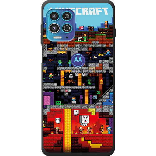 Чехол BoxFace Motorola G100 Minecraft Lode Runner