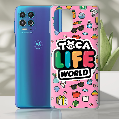 Чехол BoxFace Motorola G100 Toca Boca Life World