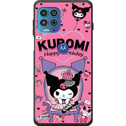 Чехол BoxFace Motorola G100 День народження Kuromi