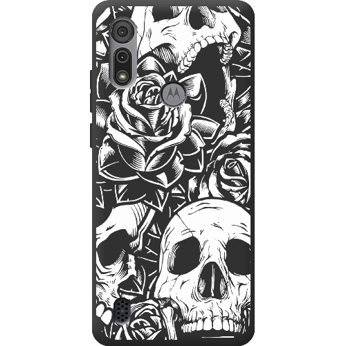 Чехол BoxFace Motorola E6S Skull and Roses