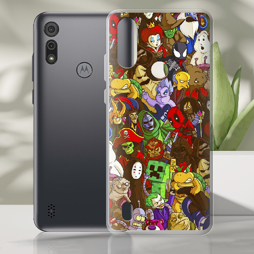 Чехол BoxFace Motorola E6S Злодеи