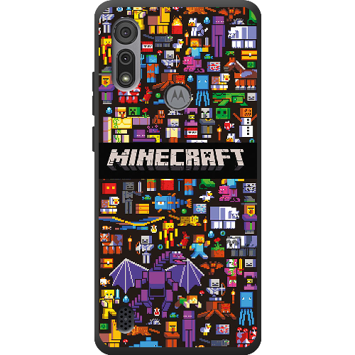 Чехол BoxFace Motorola E6S Minecraft Mobbery