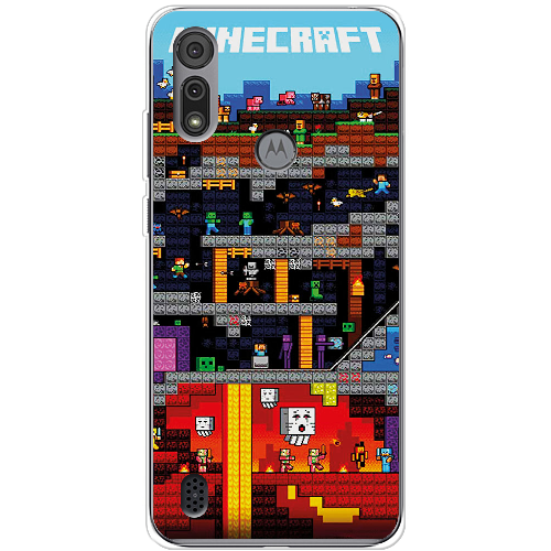 Чехол BoxFace Motorola E6S Minecraft Lode Runner