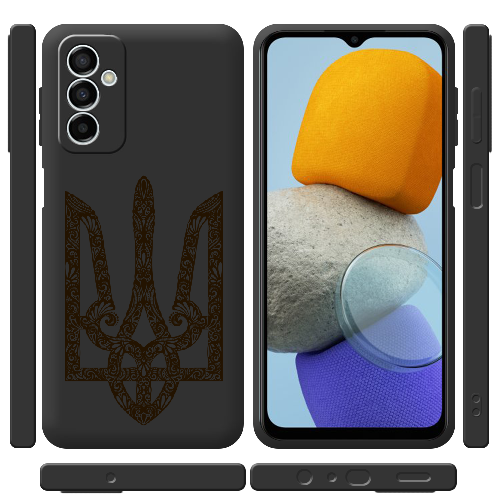 Чехол BoxFace Samsung Galaxy M13 (M135) Ukrainian Black Trident