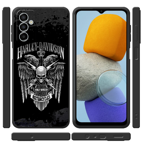 Чехол BoxFace Samsung Galaxy M13 (M135) Harley Davidson skull and eagles