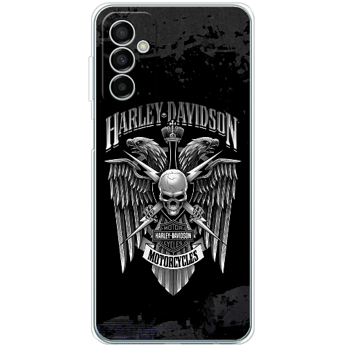 Чехол BoxFace Samsung Galaxy M13 (M135) Harley Davidson skull and eagles