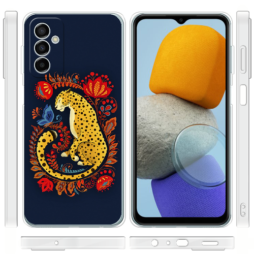 Чехол BoxFace Samsung Galaxy M13 (M135) Petrykivka Leopard