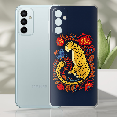 Чехол BoxFace Samsung Galaxy M13 (M135) Petrykivka Leopard