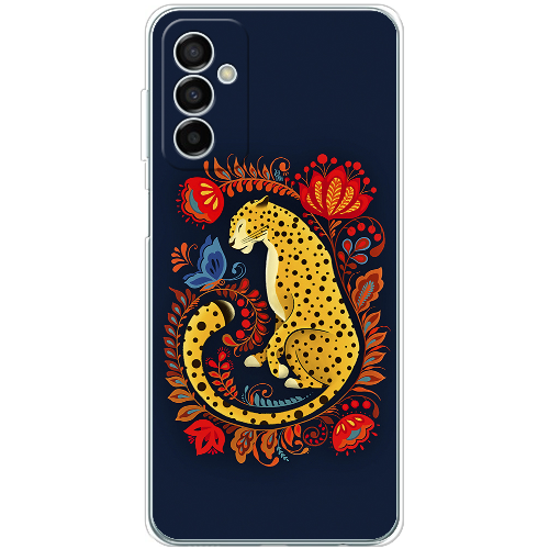 Чехол BoxFace Samsung Galaxy M13 (M135) Petrykivka Leopard