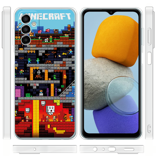 Чехол BoxFace Samsung Galaxy M13 (M135) Minecraft Lode Runner