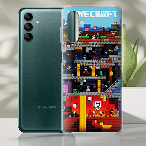 Чехол BoxFace Samsung Galaxy A04s (A047) Minecraft Lode Runner