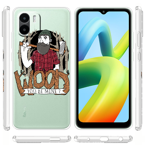 Чехол BoxFace Xiaomi Redmi A1 Wood you be mine