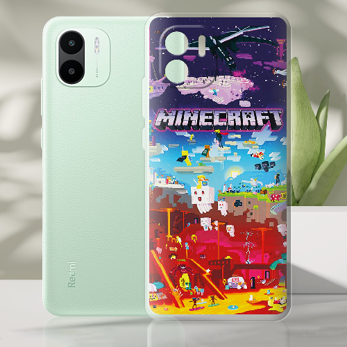 Чехол BoxFace Xiaomi Redmi A1 Minecraft World Beyond