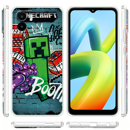 Чехол BoxFace Xiaomi Redmi A1 Minecraft Graffiti