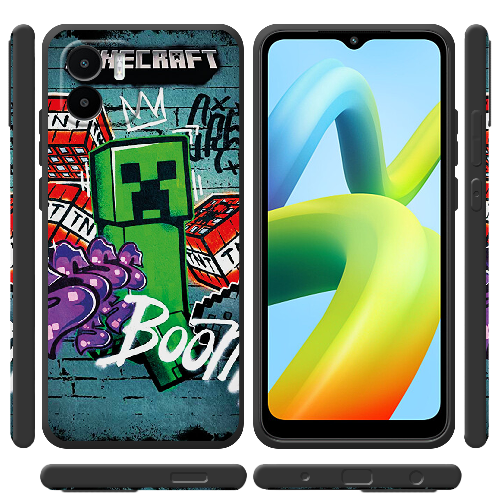 Чехол BoxFace Xiaomi Redmi A1 Minecraft Graffiti