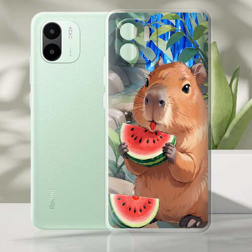 Чехол BoxFace Xiaomi Redmi A1 Капибара з кавуном