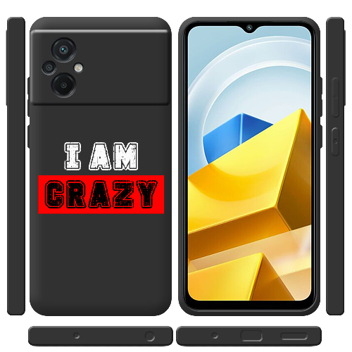 Чехол BoxFace Poco M5 I'm Crazy