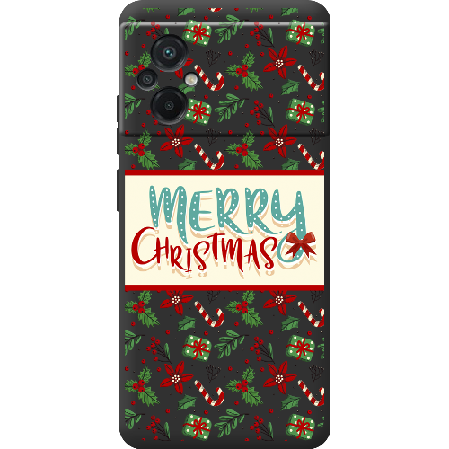 Чехол BoxFace Poco M5 Vintage Christmas Congratulation