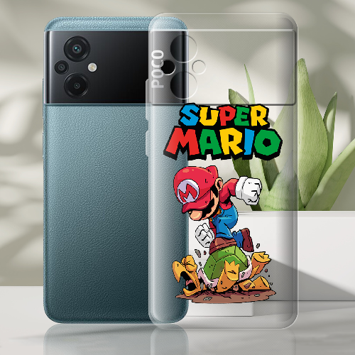 Чехол BoxFace Poco M5 Super Mario