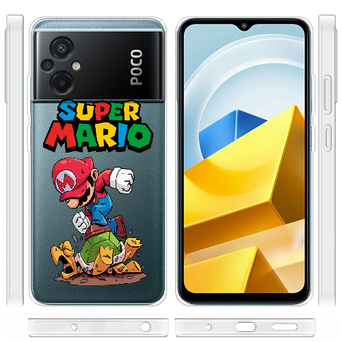 Чехол BoxFace Poco M5 Super Mario