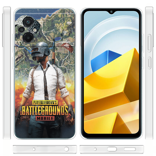 Чехол BoxFace Poco M5 PUBG Mobile